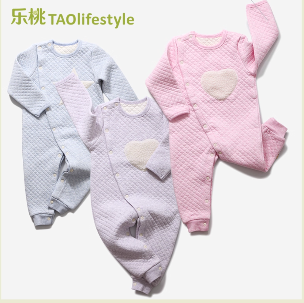 婴幼儿有机棉连体衣